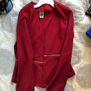 Red blazer